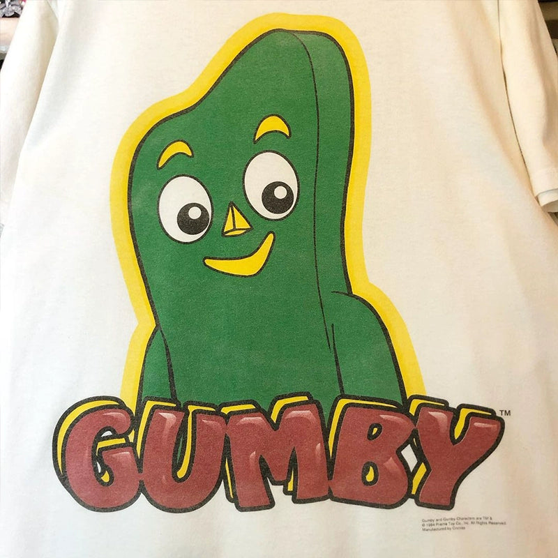 Gumby-Inspired High Street Casual Short Sleeve T-Shirt