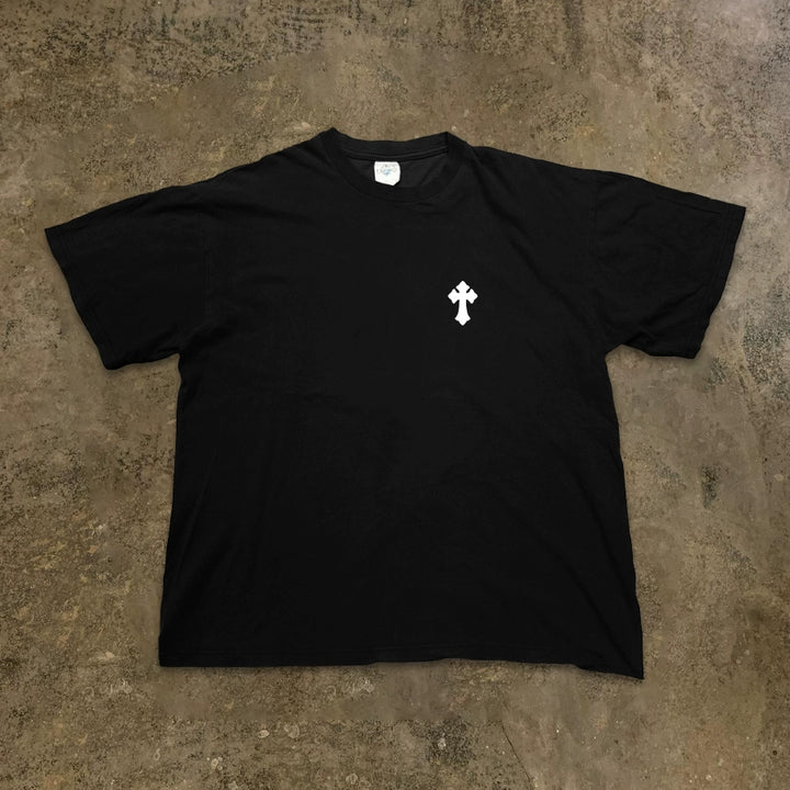 Cotton Heavy Cross Design Graphic Tee