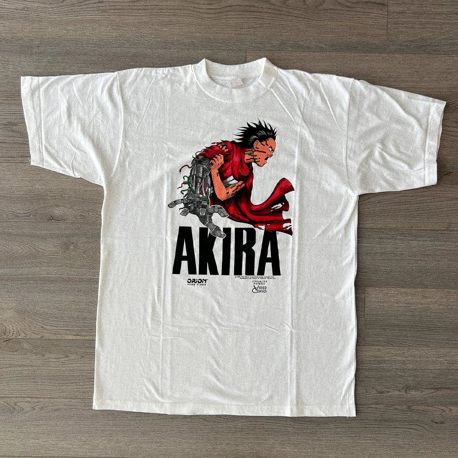 Akira Retro Aesthetic Cotton Graphic Tee