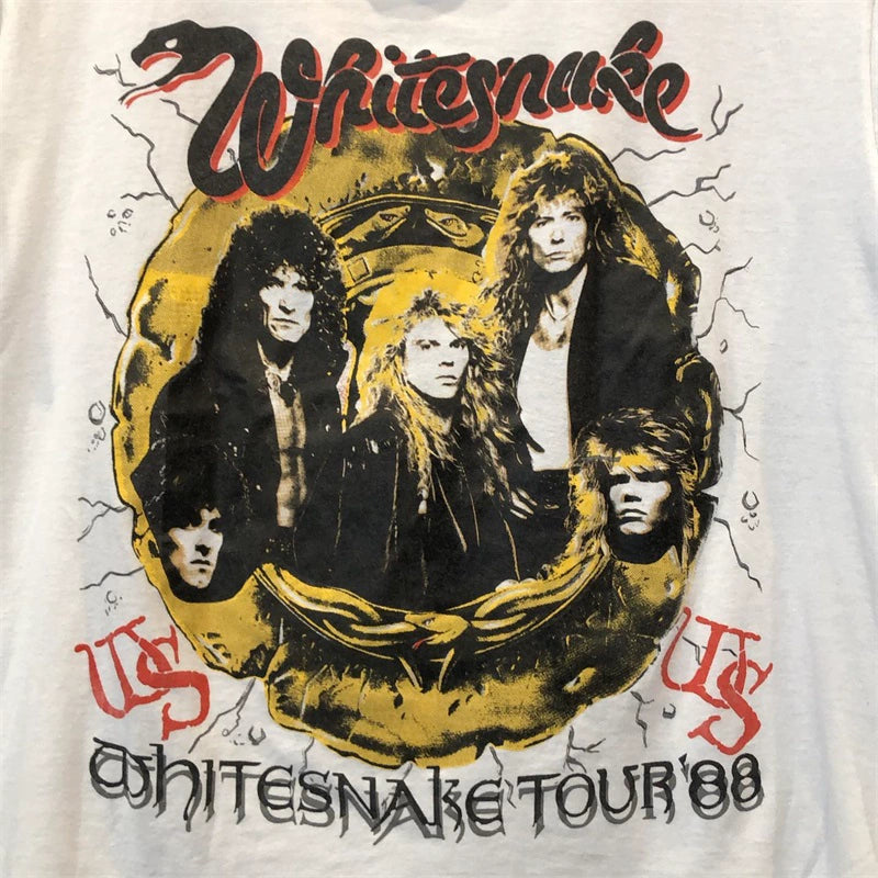 Whitesnake Vintage Portrait Print T-Shirt