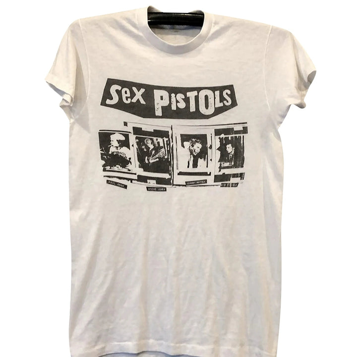 Sex Pistols Vintage Cotton Crew Neck T-Shirt - Punk Rock Design