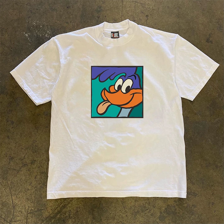 Naughty Duck Heavyweight Fun Print T-Shirt