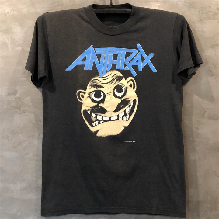 Hardcore Punk Vibe Anthrax Street Style T-Shirt