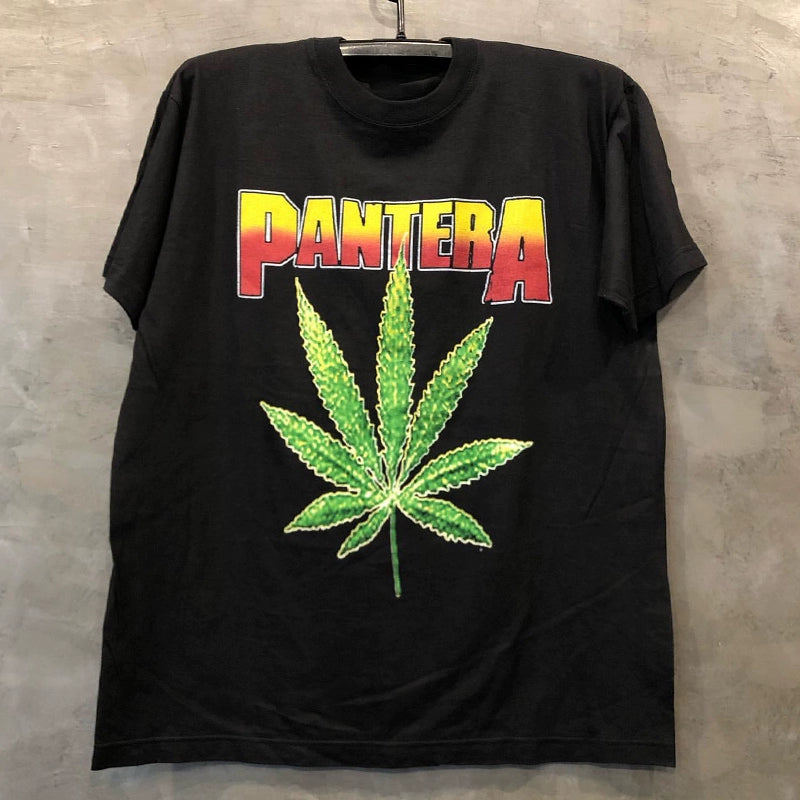 Pantera-Inspired Heavy Metal Graphic T-Shirt