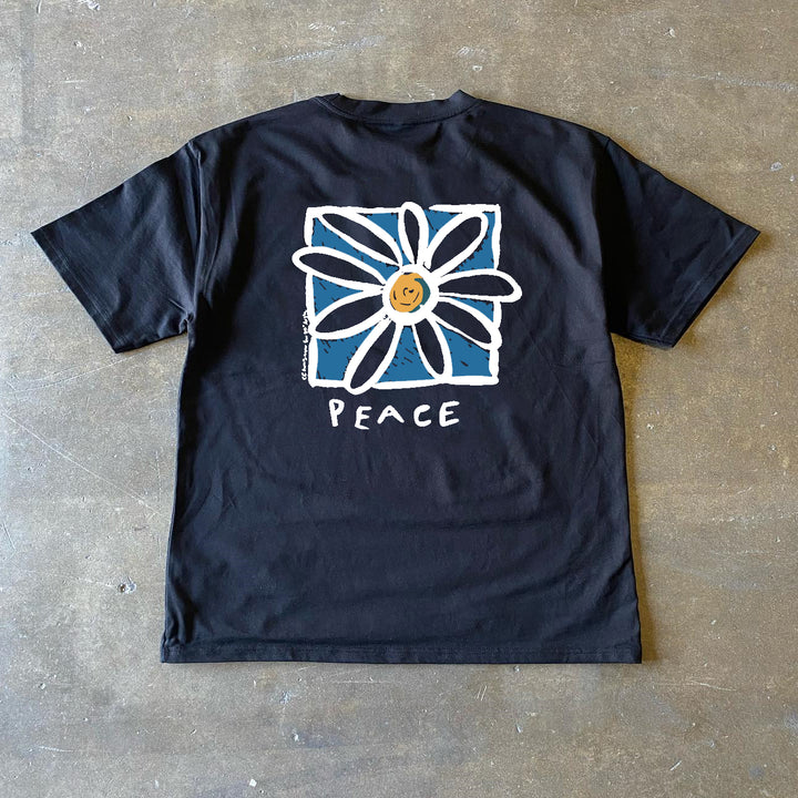 Flourish in Peace Printed Graphic Tee
