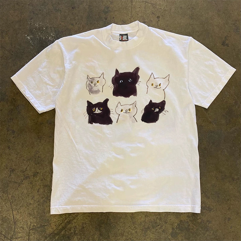 Six Kittens Graphic Tee