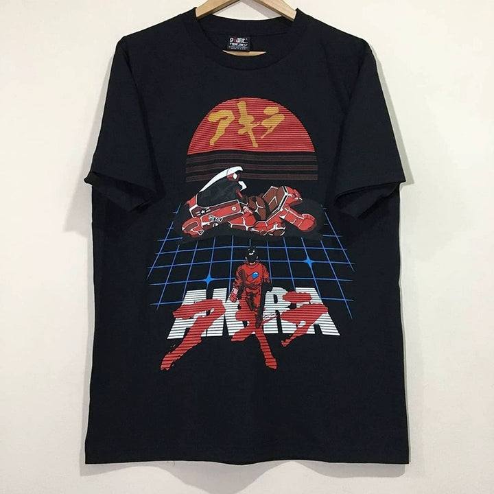 Akira-inspired Shoutaro Kaneda Capsule Cartoon Graphic T-shirt