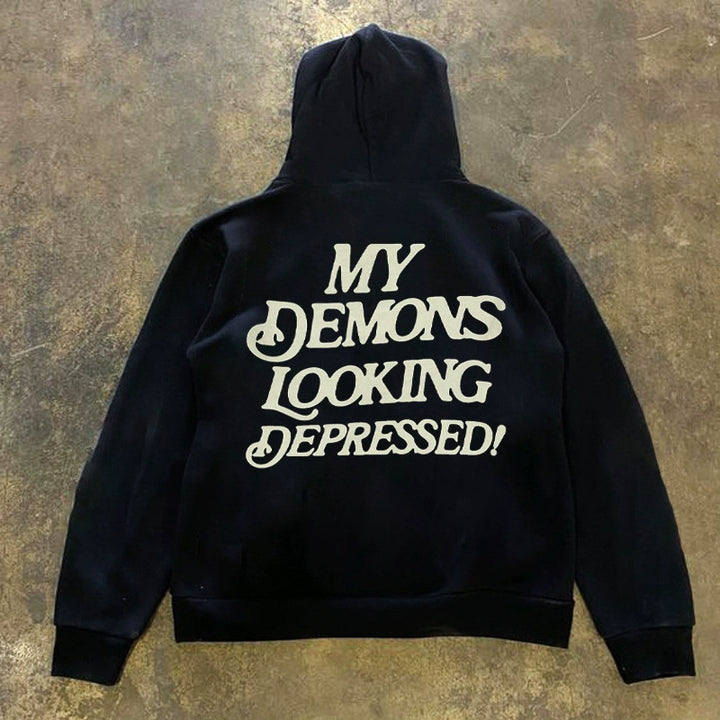 Bold Letter Graphic Hoodie