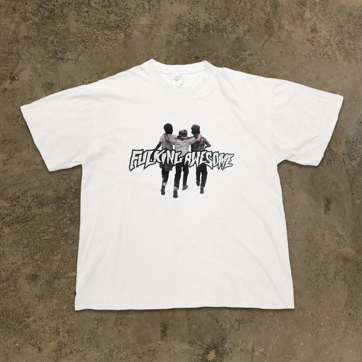 Urban Hip-Hop Graphic Cotton Tee