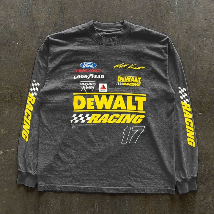 Vintage American Racing Inspired Long Sleeve T-shirt