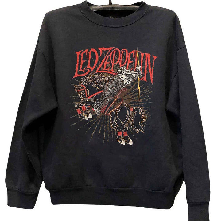 Vintage Led Zeppelin Classic Rock Sweatshirt