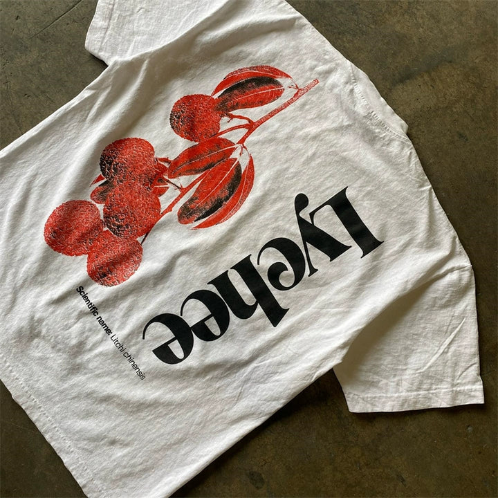 Lychee Design Print Shirt