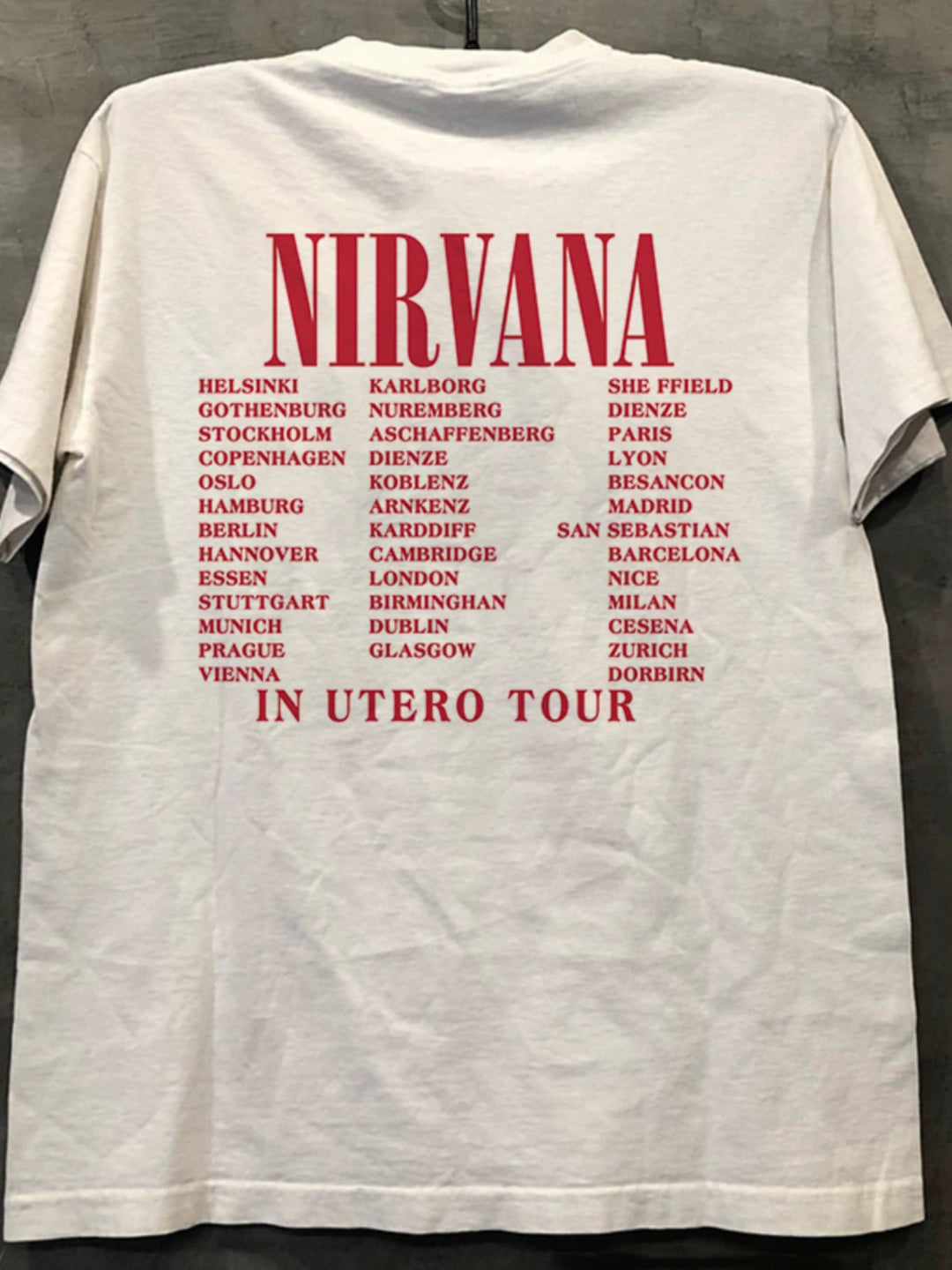 Retro Nirvana Vintage Hip Hop Graphic Tee