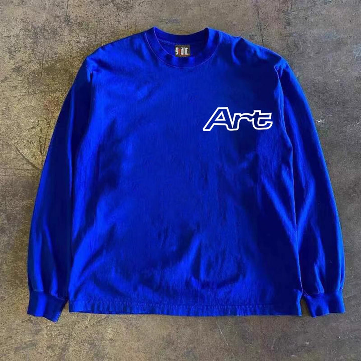 Urban Vibe Long Sleeve Graphic T-Shirt