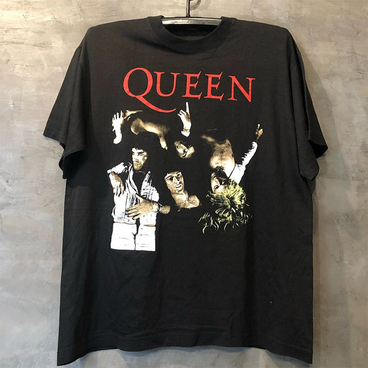 Queen Portrait Vintage Rock T-Shirt