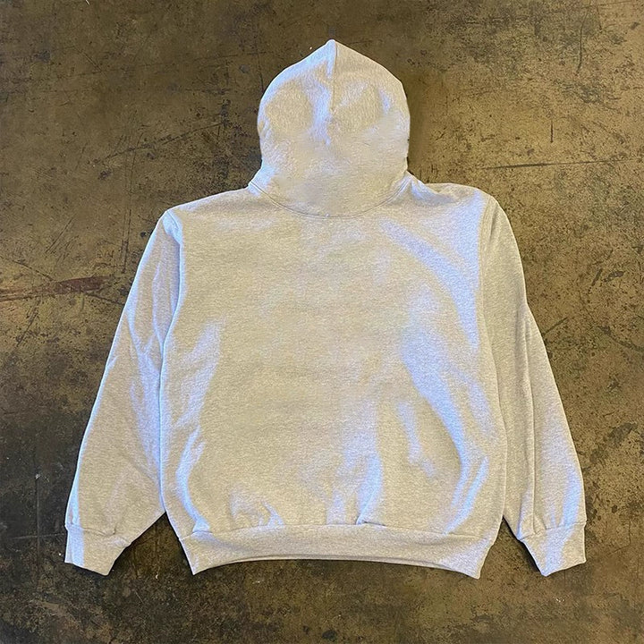 Premium Minimalist Grey Hoodie