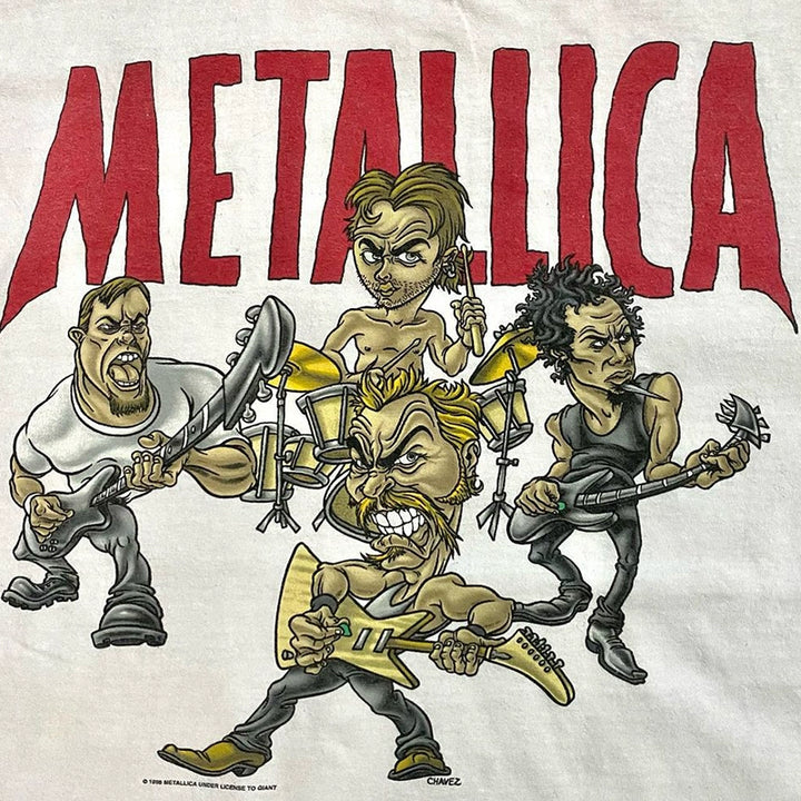 Vintage Metallica Retro Rock Graphic Tee