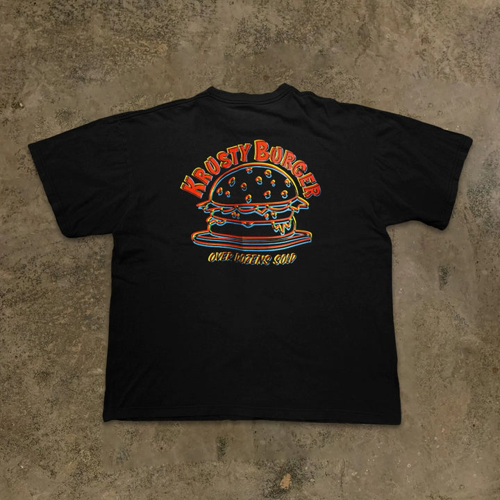 Vintage-Inspired Graphic Burger Tee