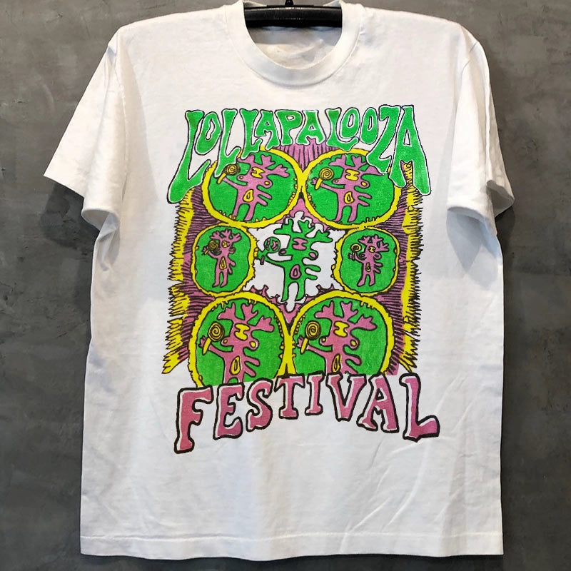 Retro Lollapalooza Vintage Short Sleeve T-Shirt