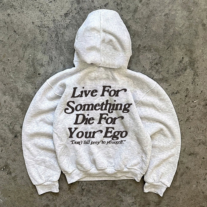 Vintage Letter Print Crewneck Sweatshirt