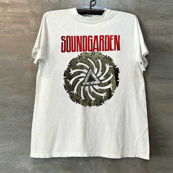 Retro Soundgarden Hip-Hop Rock T-Shirt