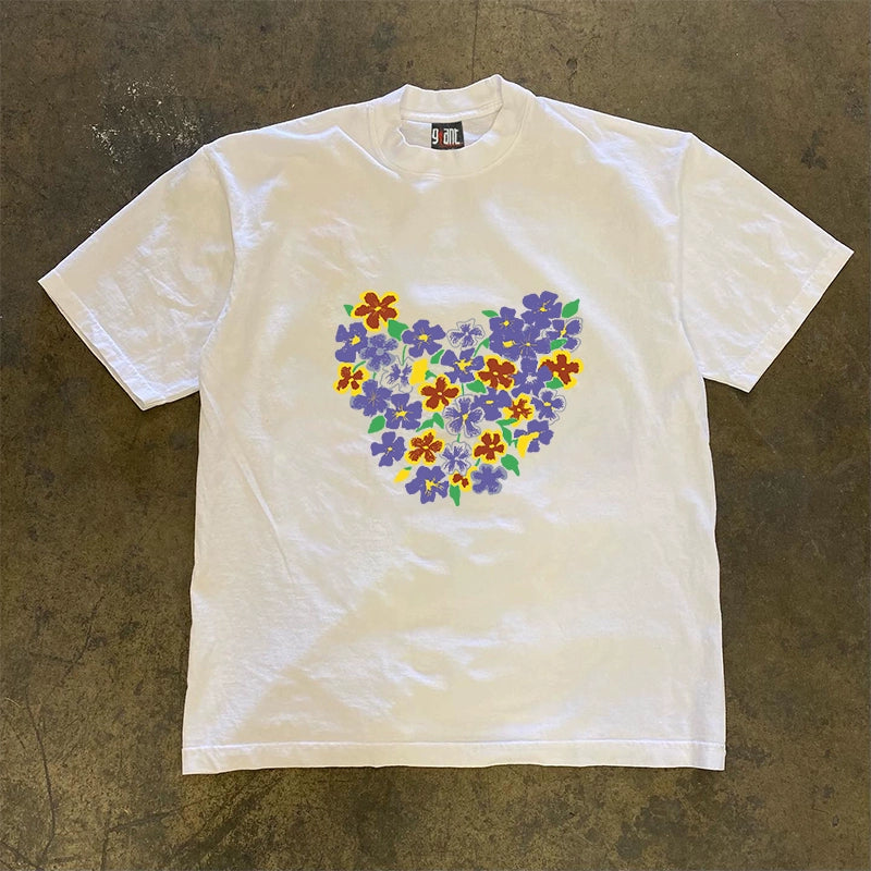 Love Blossom: Unique Flower Design Short Sleeve T-Shirt