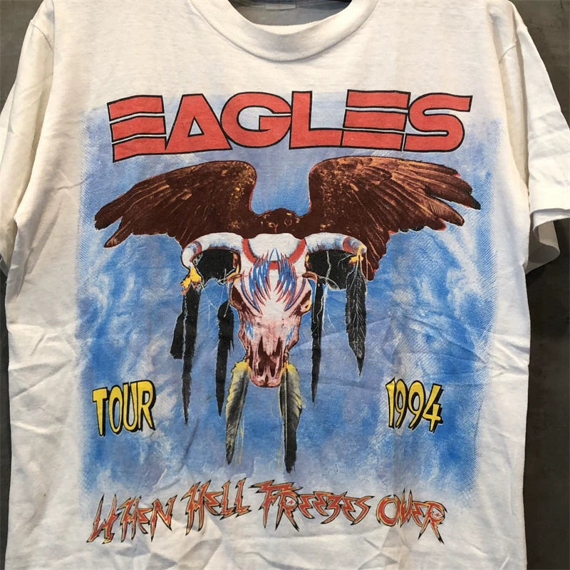 Eagles Street Rock Vintage Retro Hiphop T-Shirt