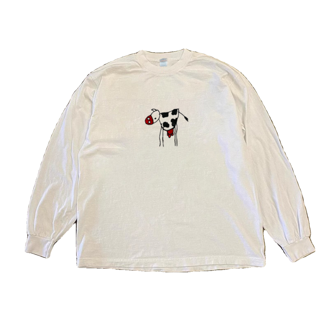 Playful Cow Print Long Sleeve T-Shirt