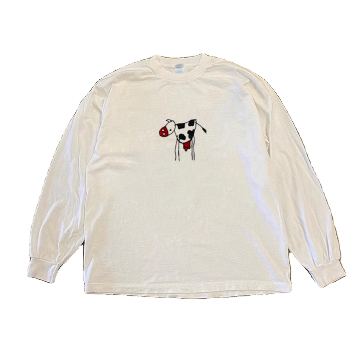 Playful Cow Print Long Sleeve T-Shirt