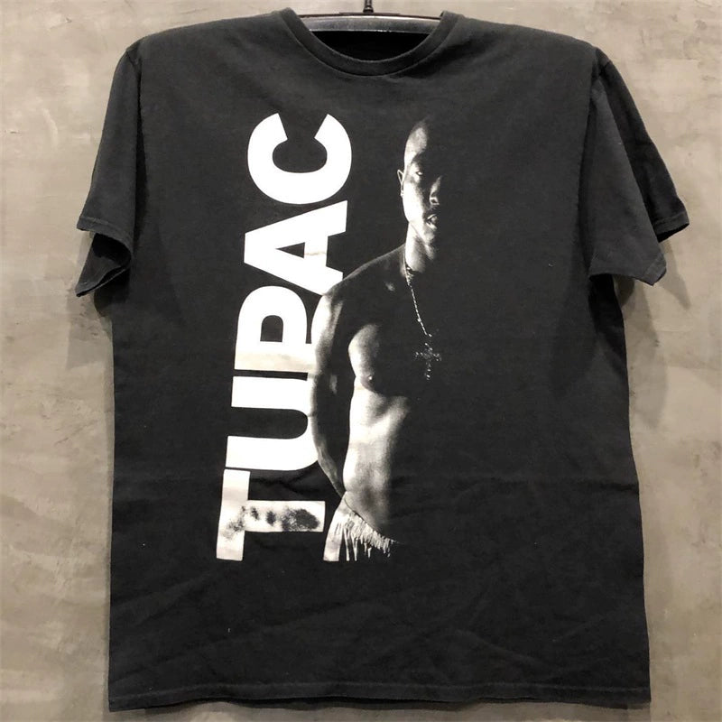 Vintage 2PAC Portrait Tee with Trendy West Coast Vibes