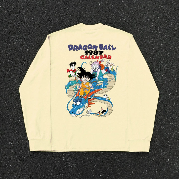 Epic Dragon Ball Anime Graphic Long Sleeve T-Shirt