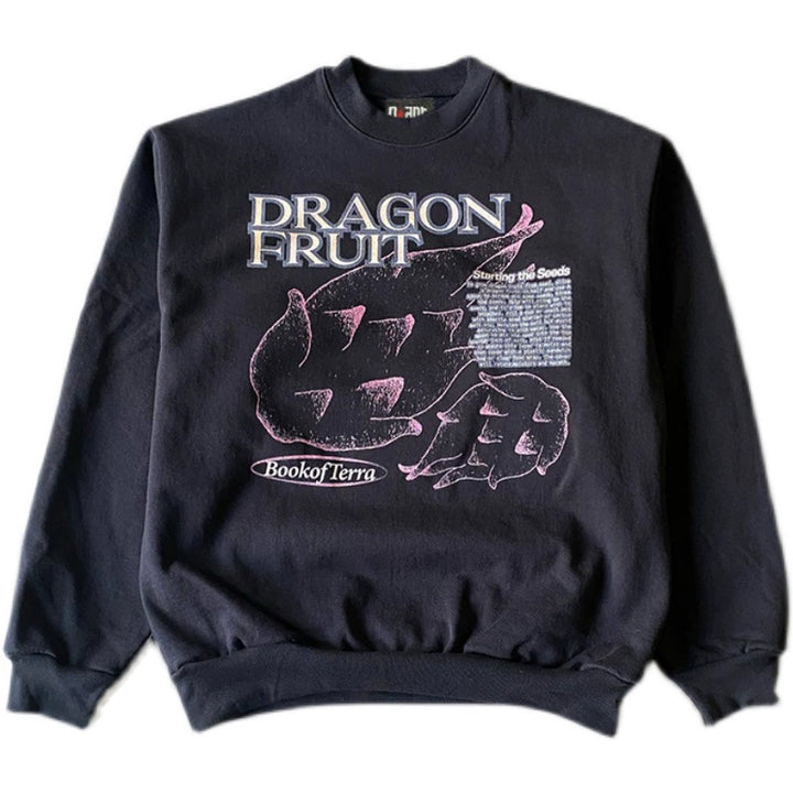 Dragon Fruit Grow Vintage Crewneck Sweatshirt