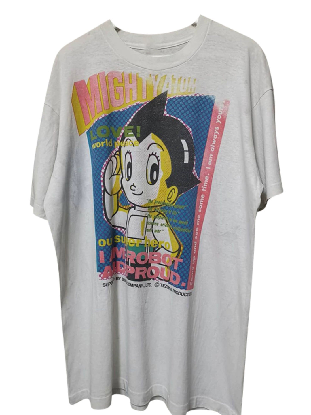 Vintage Cartoon Anime College Style T-Shirt