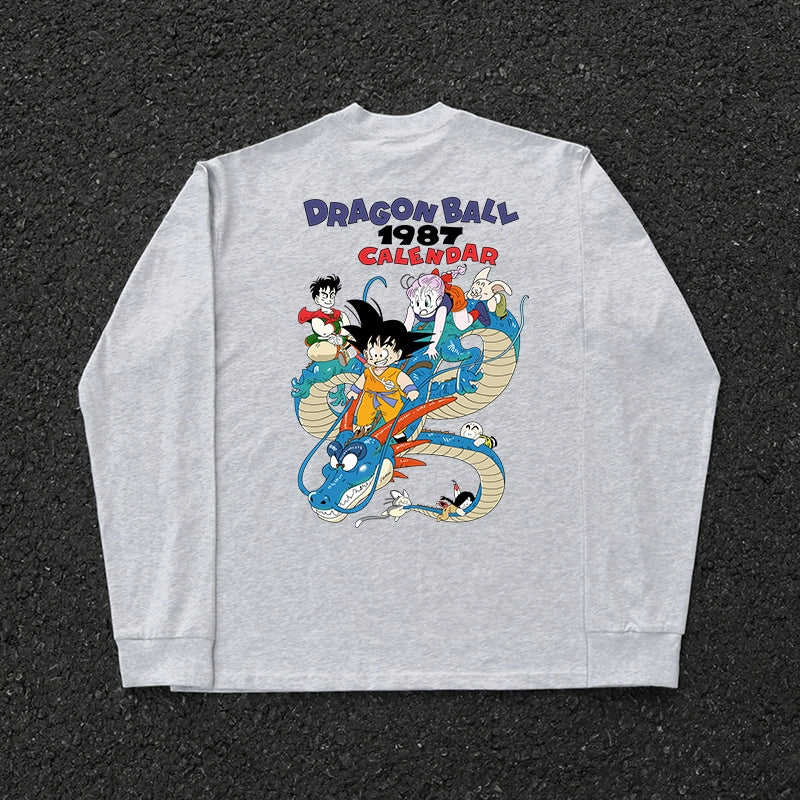 Epic Dragon Ball Anime Graphic Long Sleeve T-Shirt