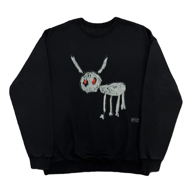 Vintage-Inspired Graphic Crewneck Sweatshirt