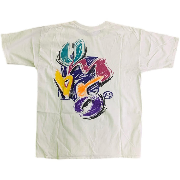 Vibrant Cotton Graffiti-Style T-Shirt