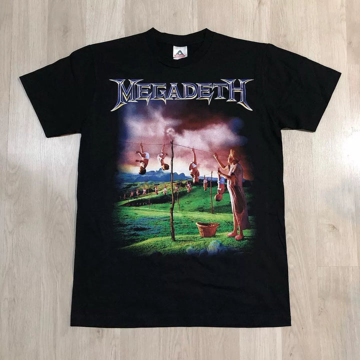 Megadeth-inspired Rock and Metal Graphic T-Shirt