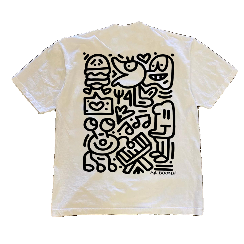 Creative Graffiti Minimalist Short Sleeve T-Shirt