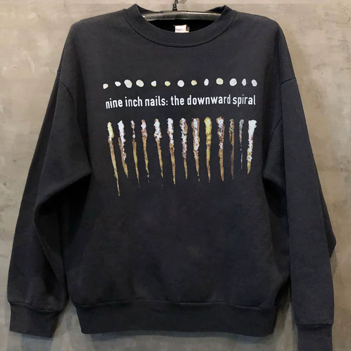 Vintage Street Rock Hip Hop Long Sleeve Sweatshirt