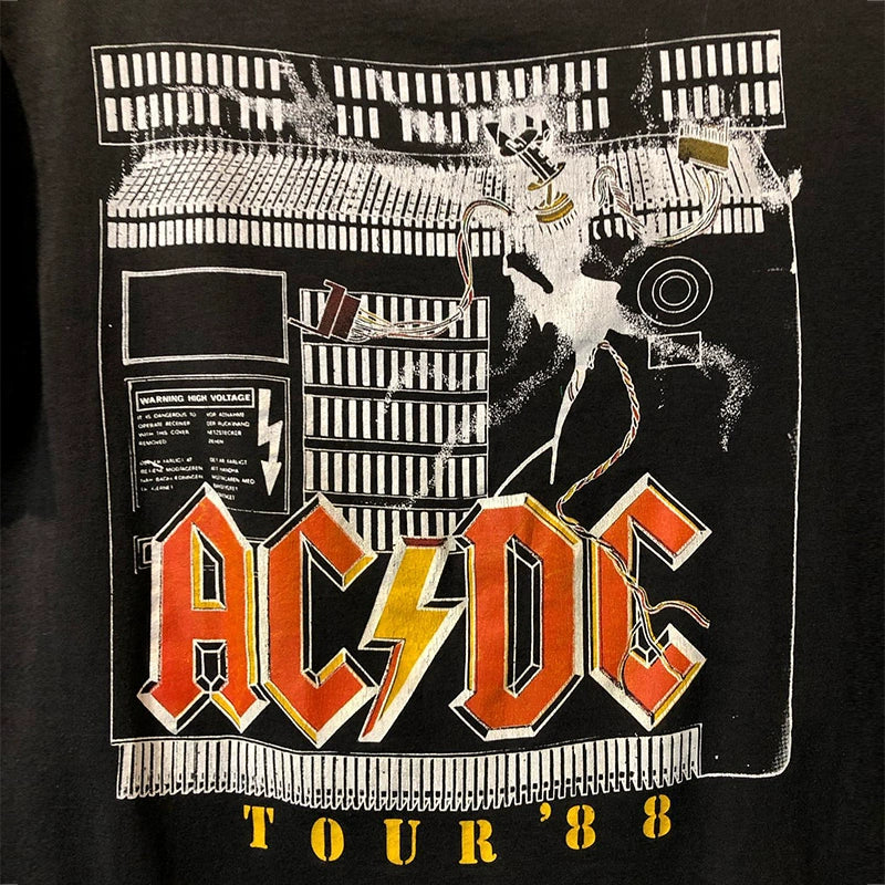 Vintage Rock ACDC Graphic T-Shirt