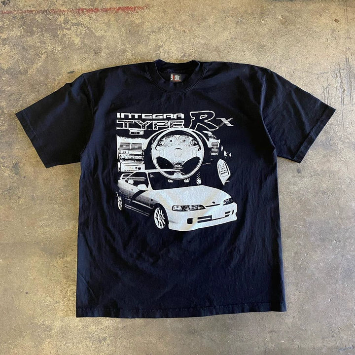 Steering Wheel Graphic T-Shirt