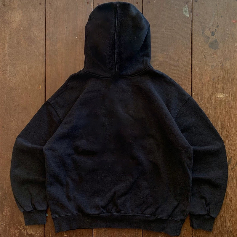 Graffiti Shadow Man Vintage Hoodie