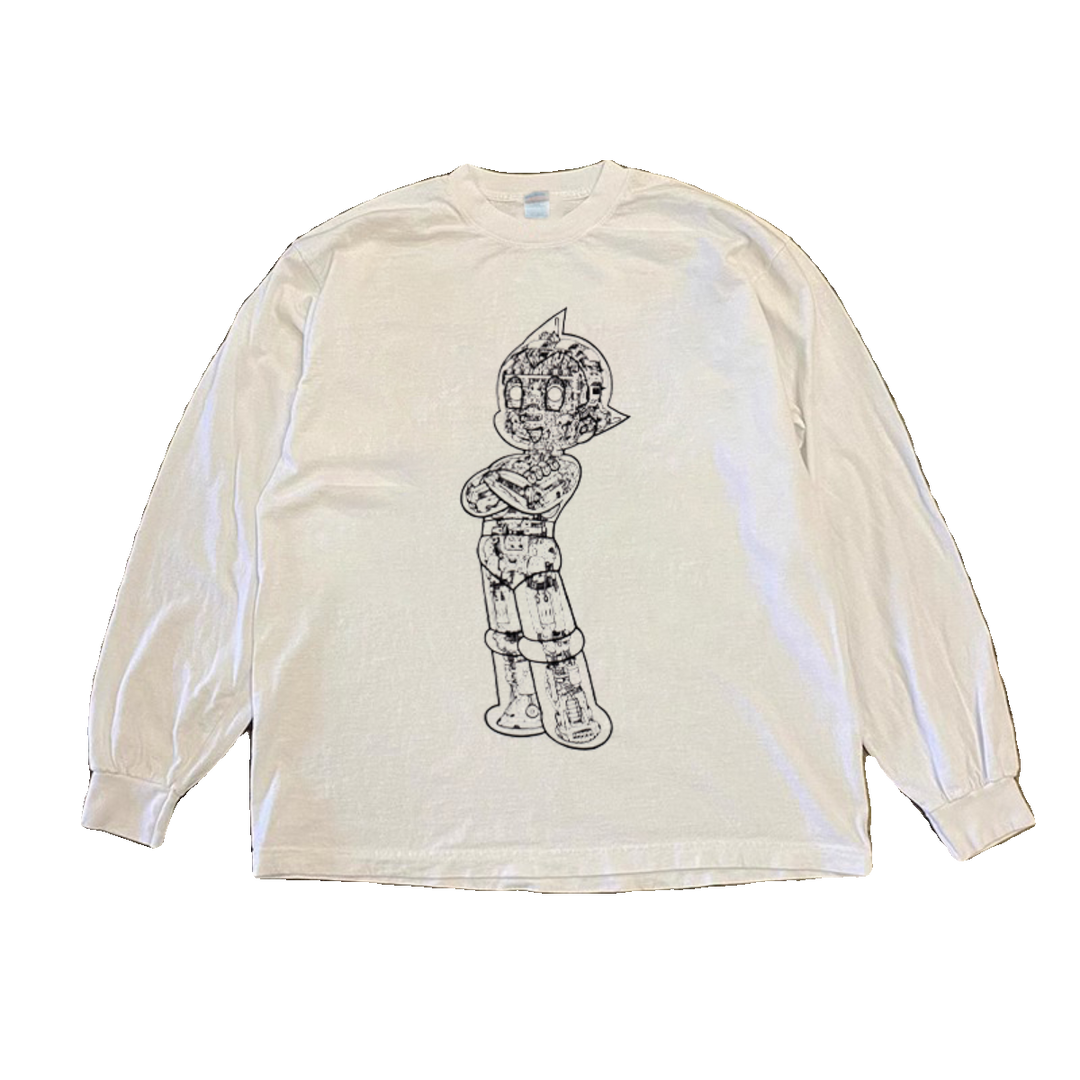 Mechanical Astro Boy Graphic Long Sleeve T-Shirt