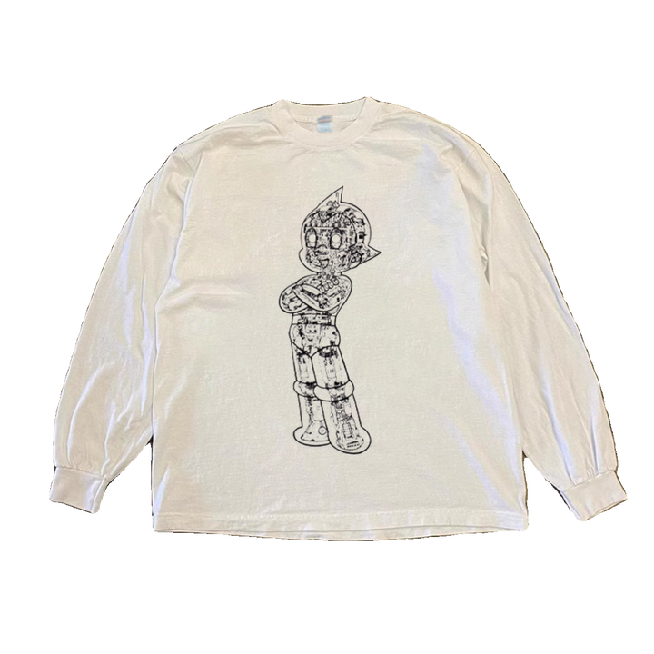 Mechanical Astro Boy Graphic Long Sleeve T-Shirt