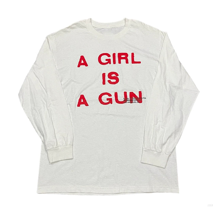 Unique Cotton Long Sleeve T-Shirt with Letter Design