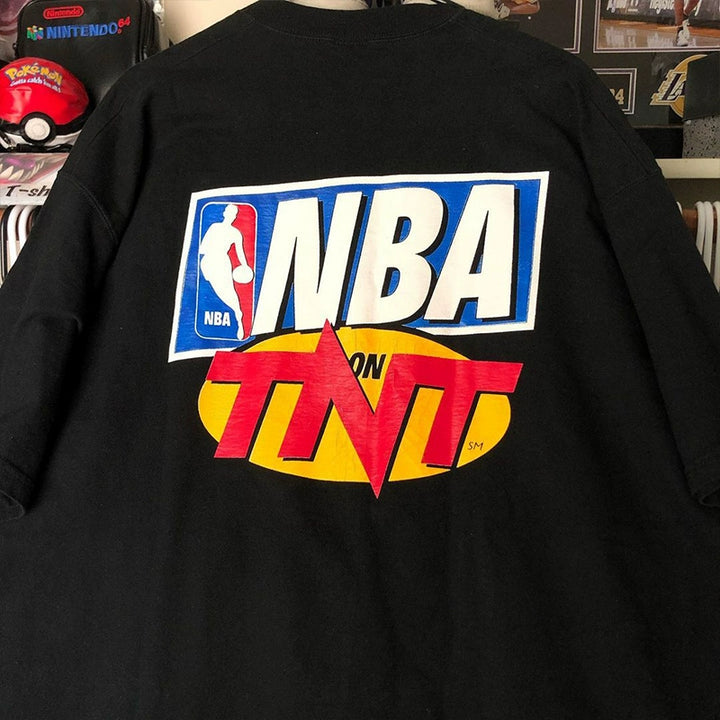 Retro Street Basketball Graphic T-Shirt