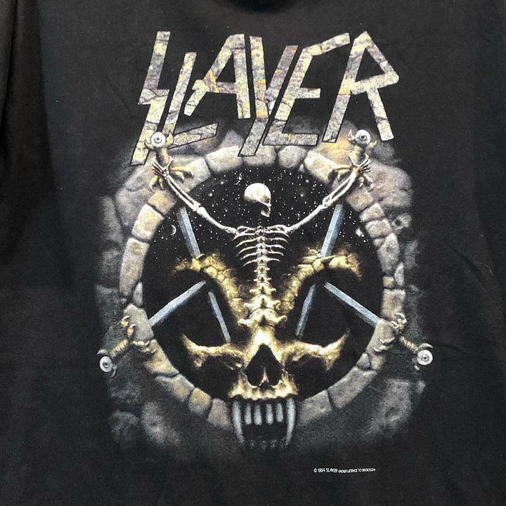 Slayer European Rock Speed Metal Graphic Tee