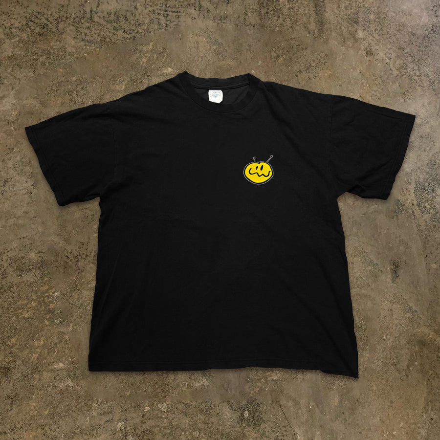 Smiley Face Graphic Short Sleeve T-Shirt