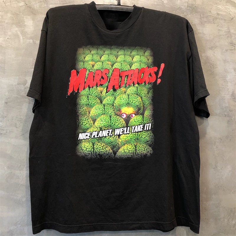 Mars Attacks Vintage Martian Movie Short Sleeve Tee