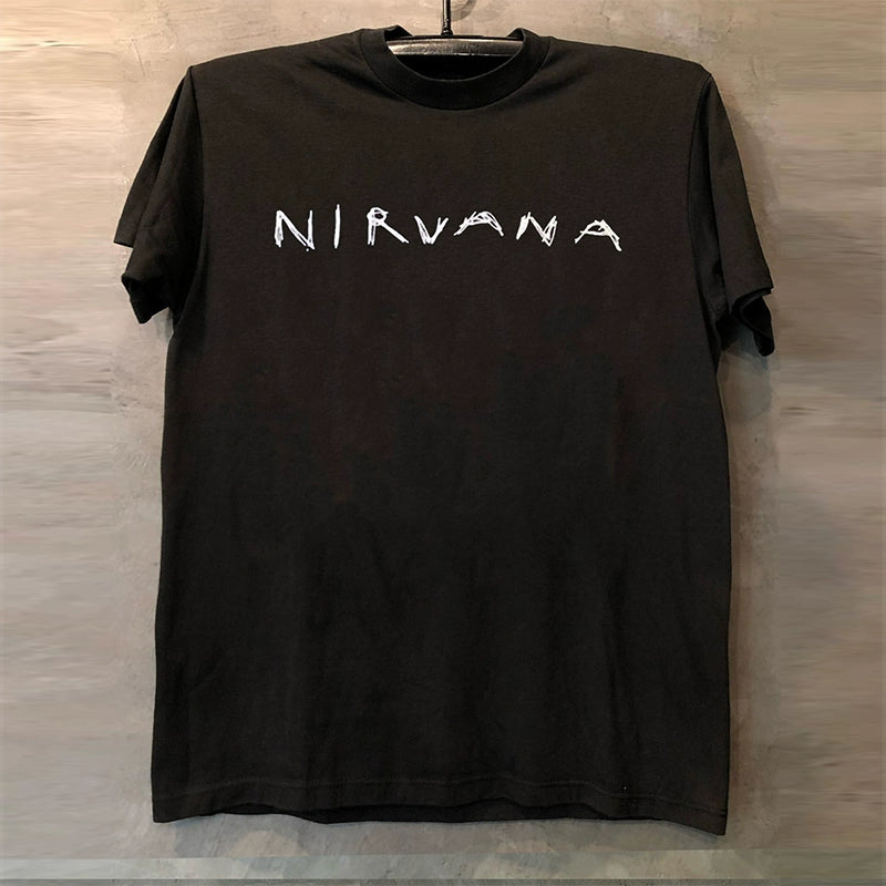 Nirvana Band Rock and Hip Hop Inspired Cotton T-Shirt